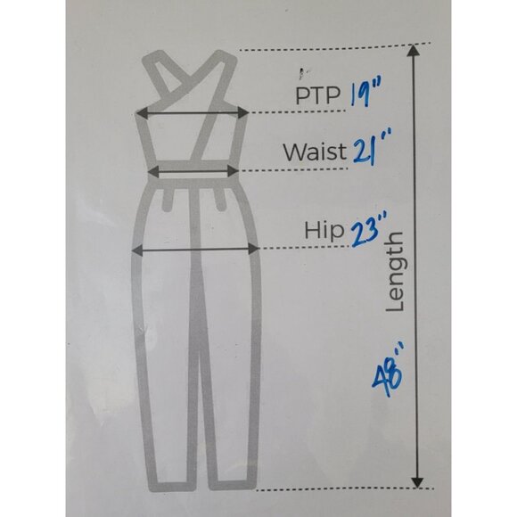 Rose Republic Wide Leg Denim Overalls With Frayed Pockets Women's Sz M - Picture 8 of 8